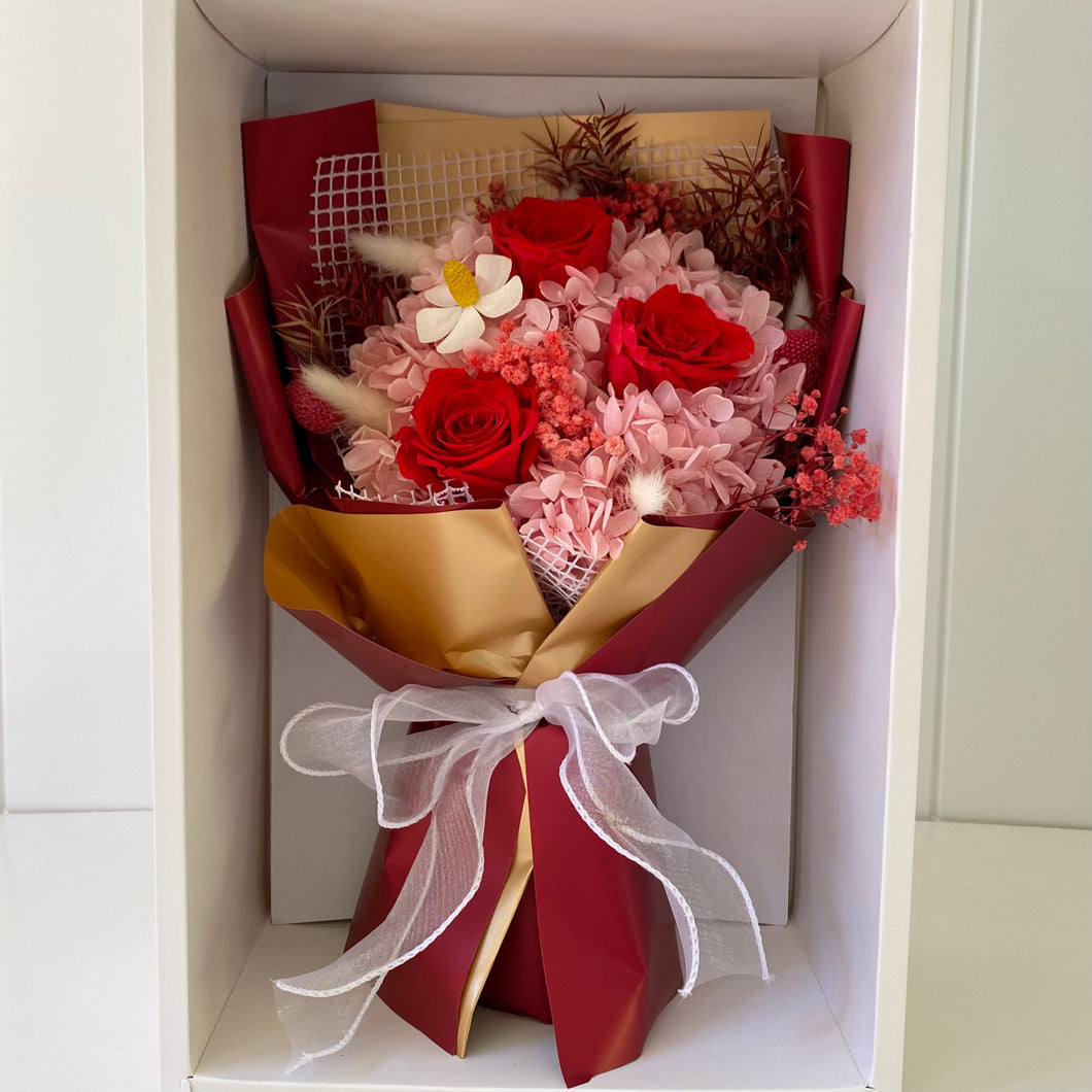 Dried Bouquet Boxed - Valentine