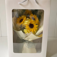 Load image into Gallery viewer, Dried Bouquet Boxed - Yellow Sunflowers
