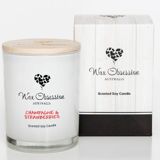 Candle - Champagne & Strawberries - Small